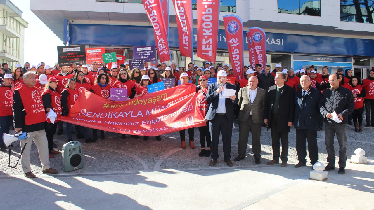 Tez-Koop-İş Sendikası: “Emeğin hakkını alacağız”