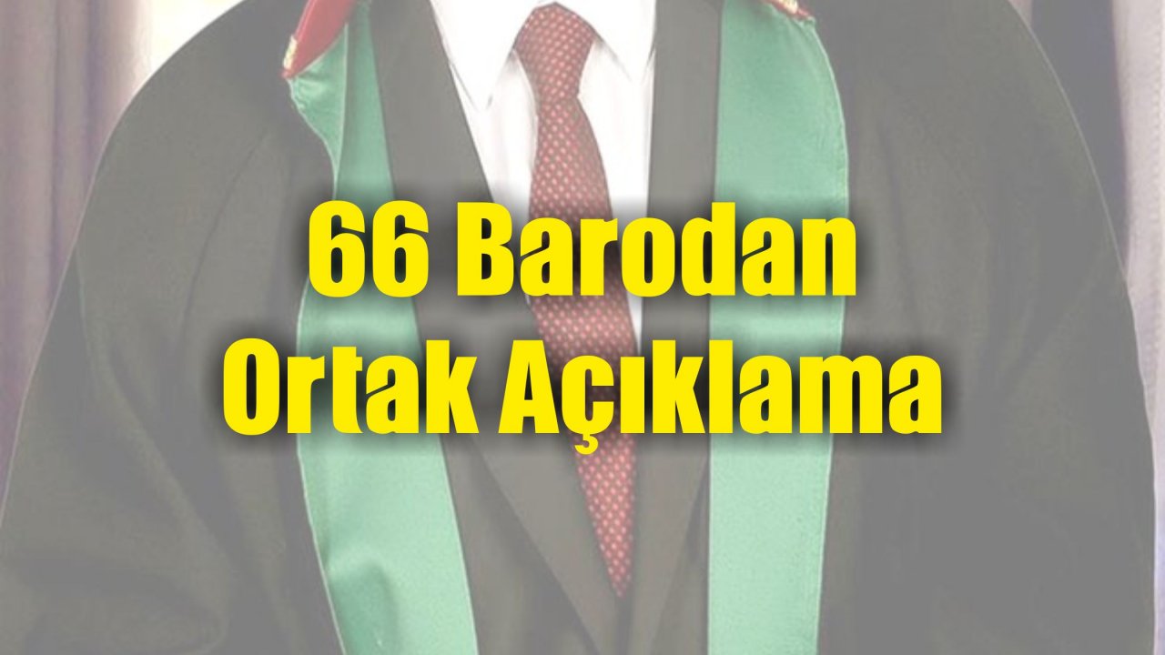 66 Barodan Ortak Açıklama