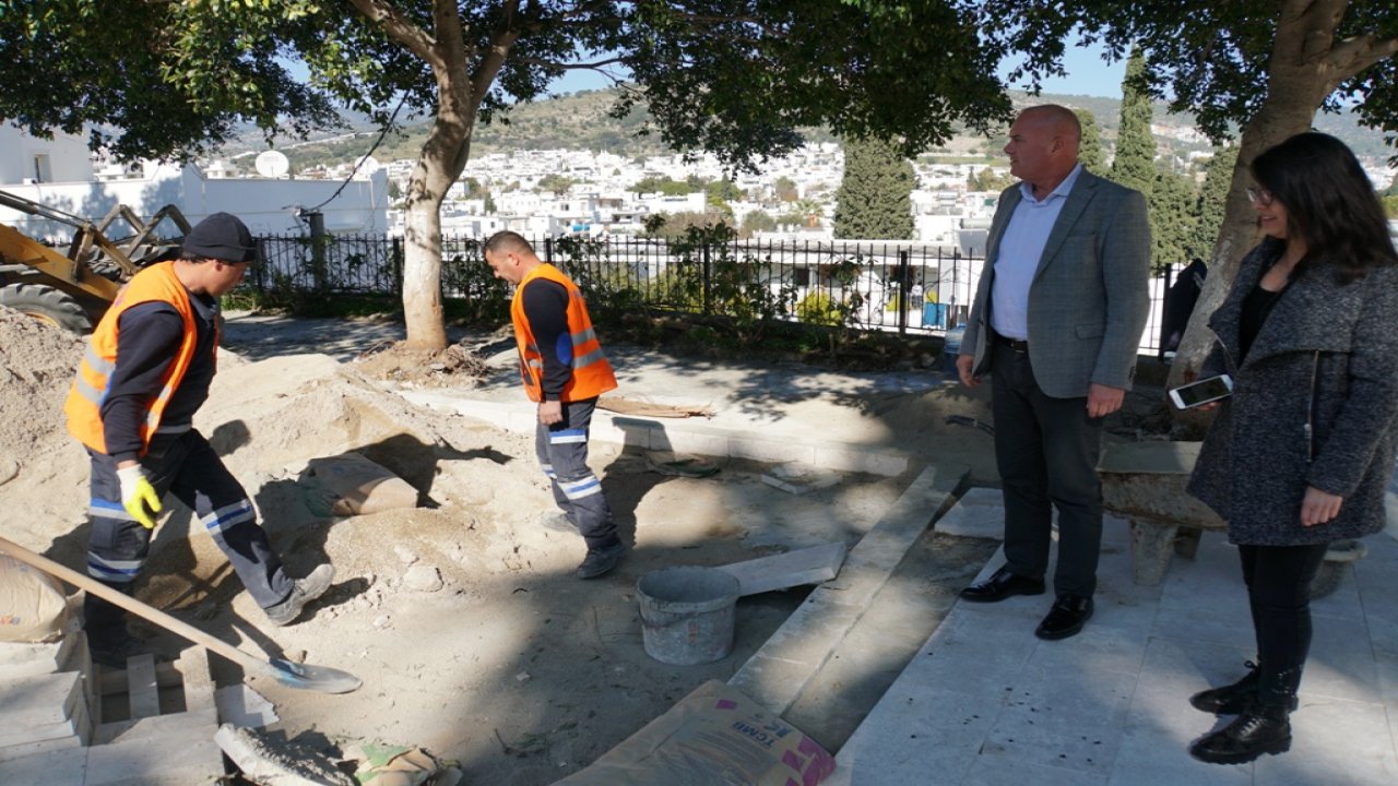 Bodrum’da bakım, onarım çalışmaları sürüyor