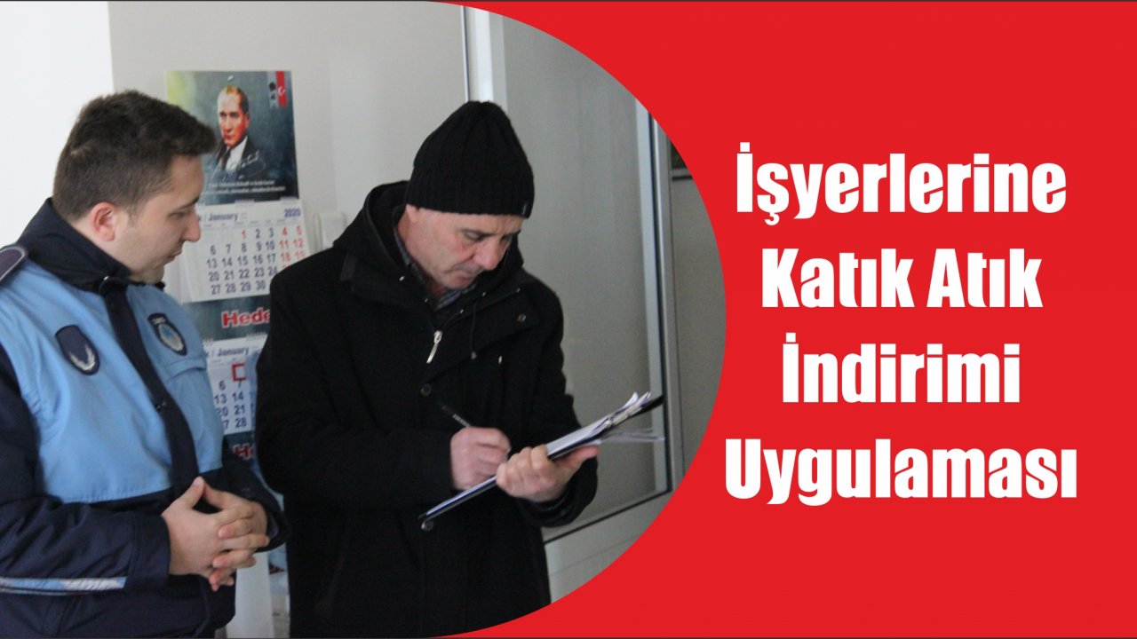 İşyerlerine Katık Atık İndirimi Uygulaması
