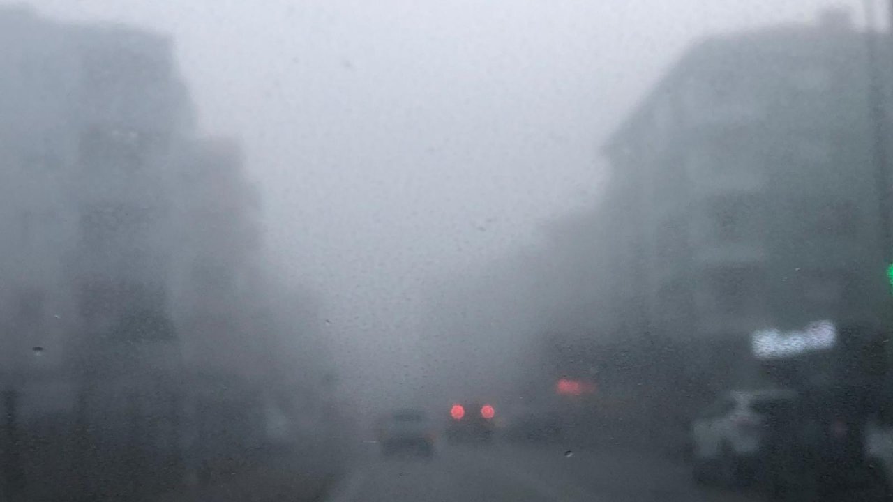 Menteşe’de sis etkili oldu