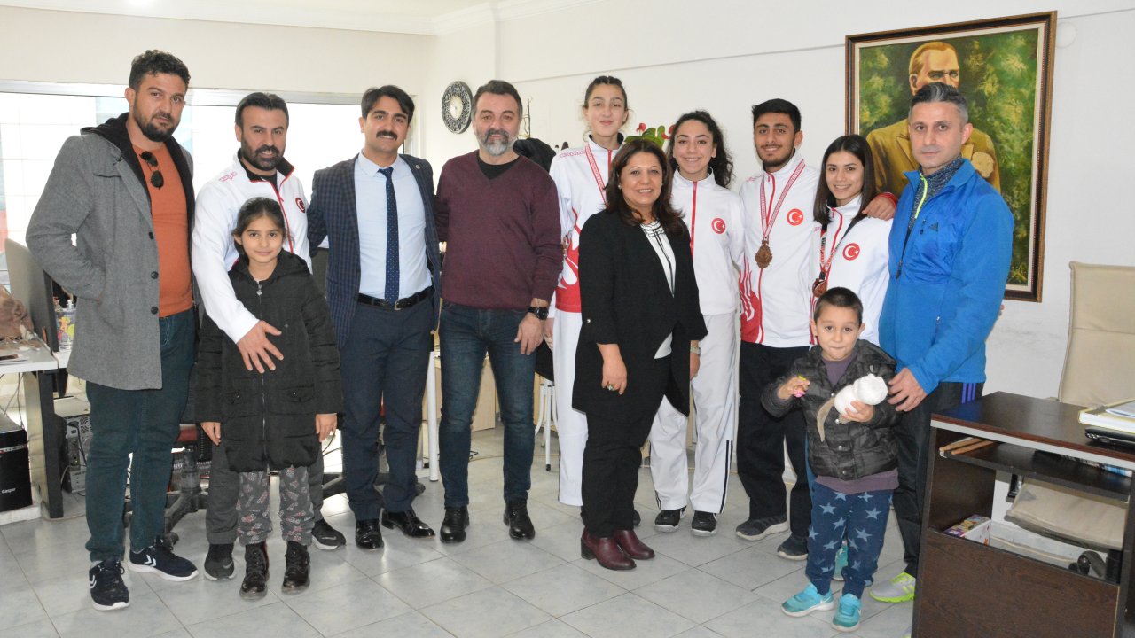 Şampiyonlardan Muğla Gazetesi’ne Ziyaret