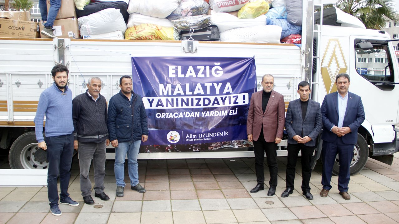 Ortaca'dan Depremzedelere Yardım