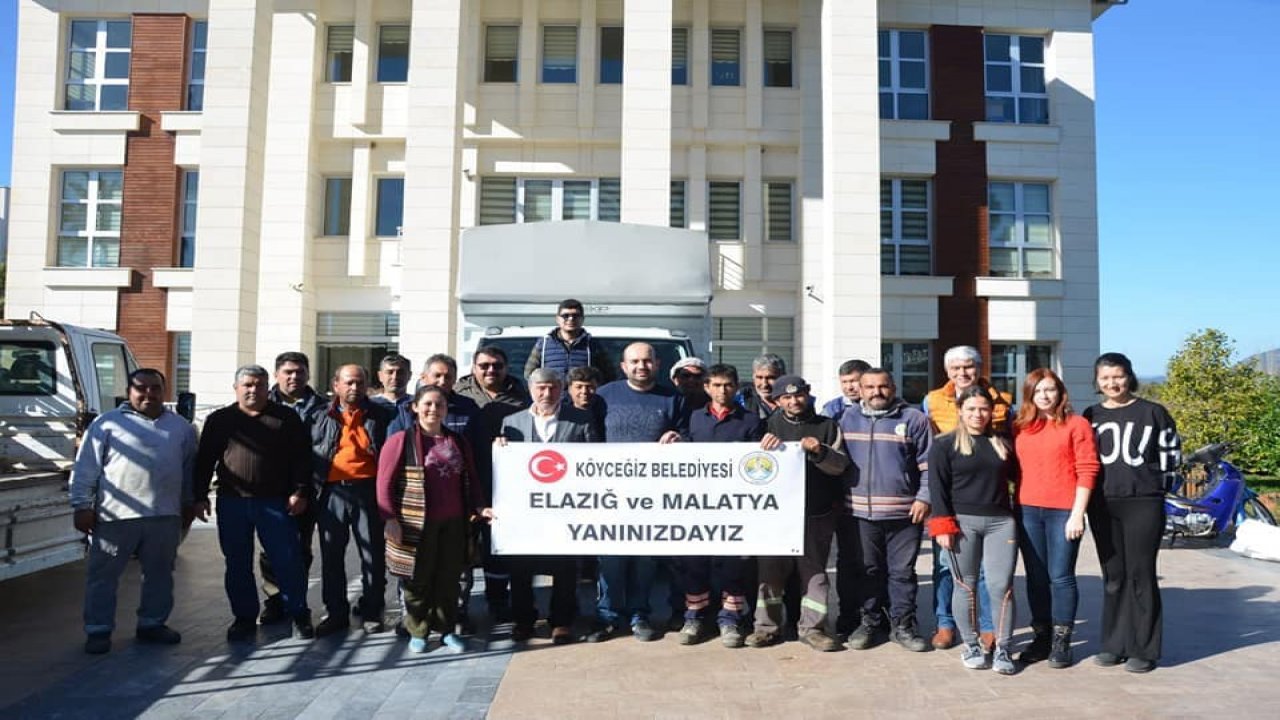 Köyceğiz’in Yardım Aracı Elazığ’a Ulaştı