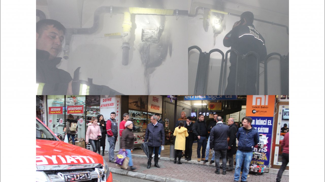 Menteşe’de Korkutan Yangın