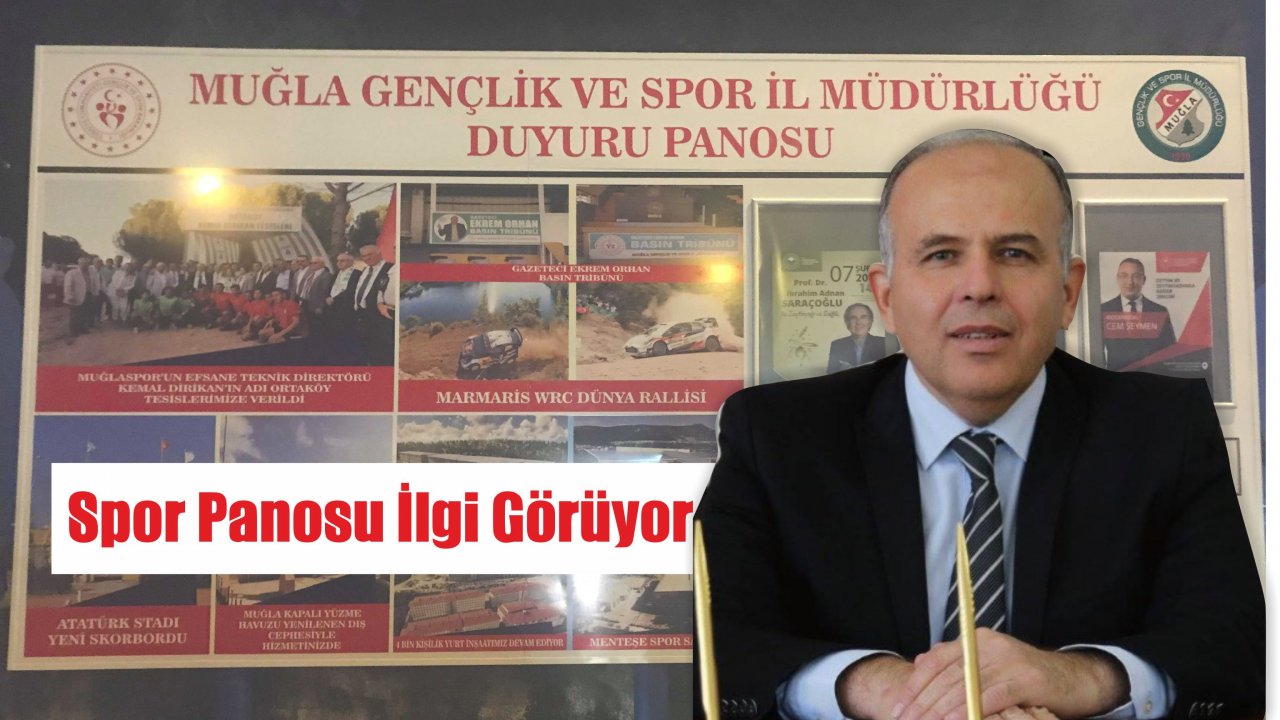 Spor Panosu İlgi Görüyor