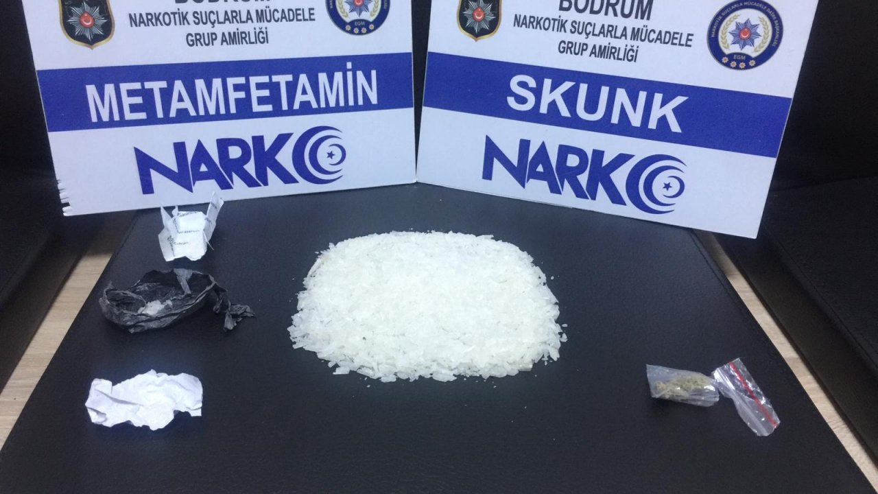 Bodrum'da kraker ambalajında uyuşturucu bulundu
