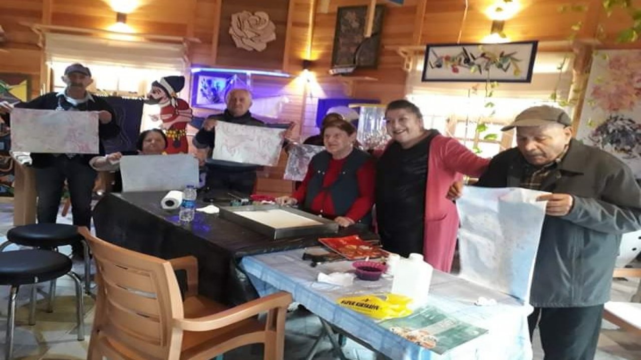 Huzurevi Sakinlerine Ebru Kursu Açıldı