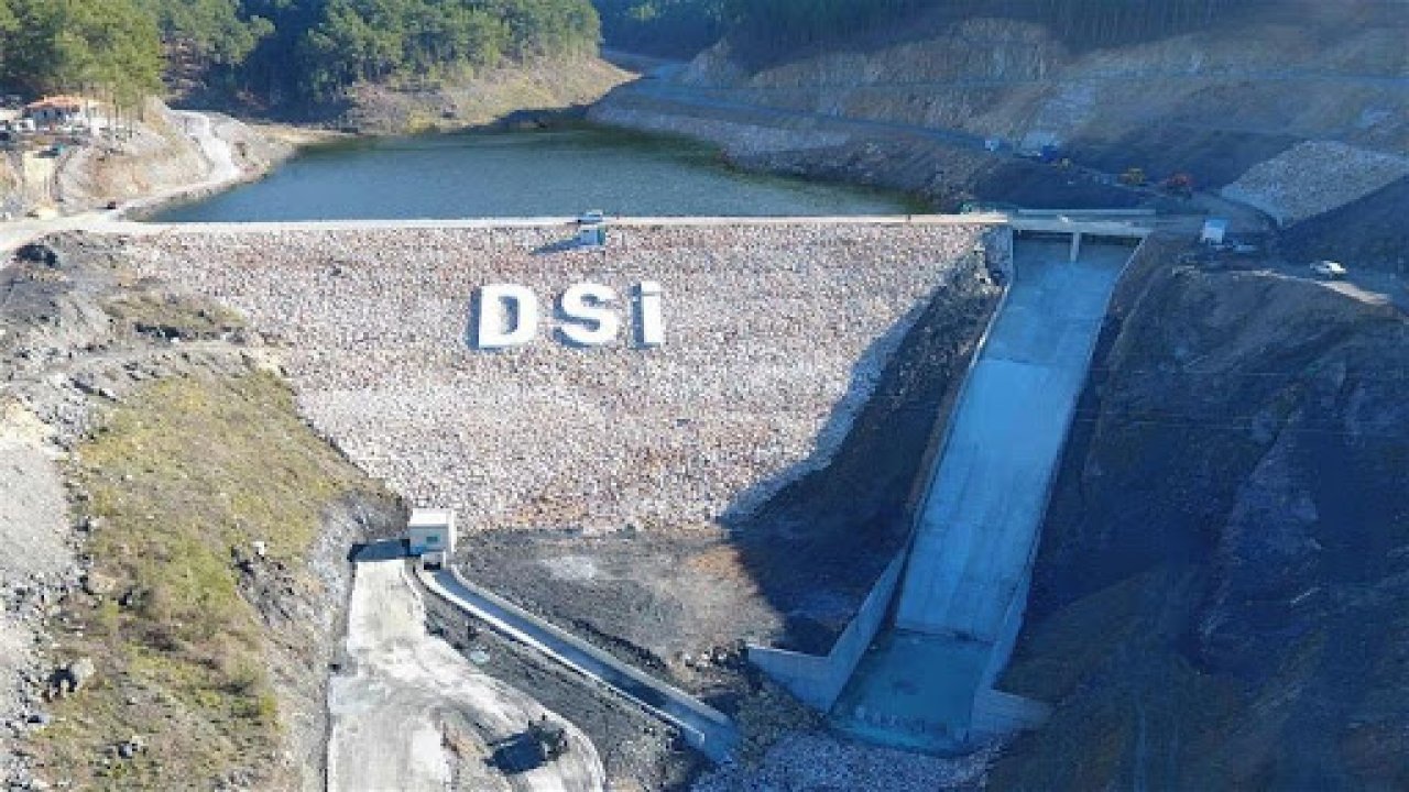Yağışlarla dolan Kozağaç Barajı 1910 dekar tarım arazisini sulayacak