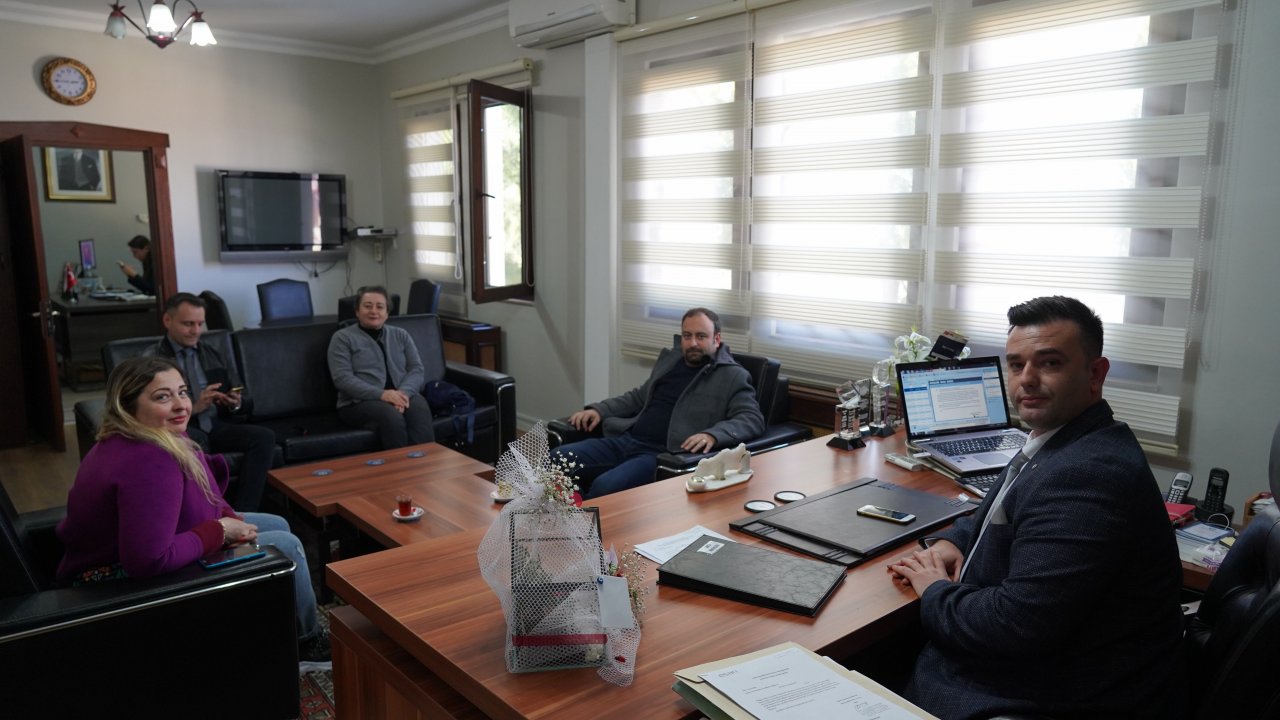 İasos kazı başkanından belediyeye ziyaret