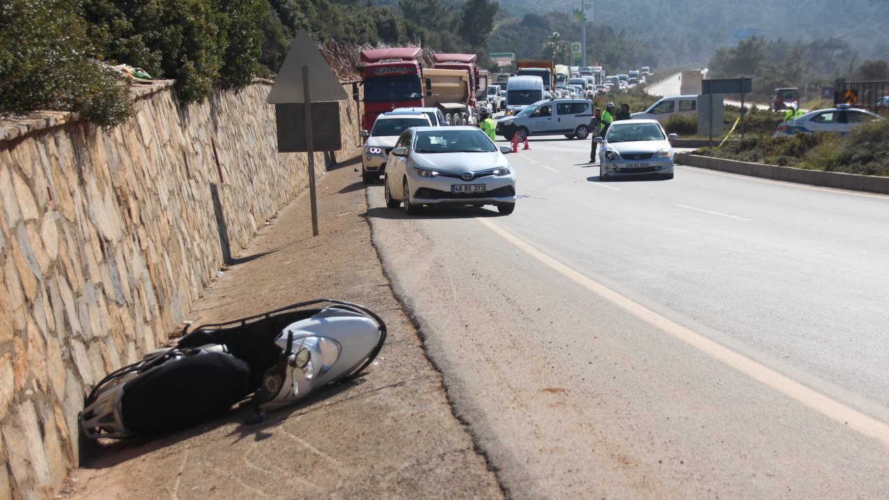Motosiklet sürücüsü kazada hayatını kaybetti