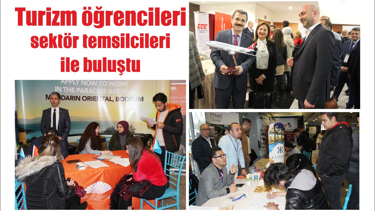 Turizm öğrencileri sektör temsilcileri ile buluştu