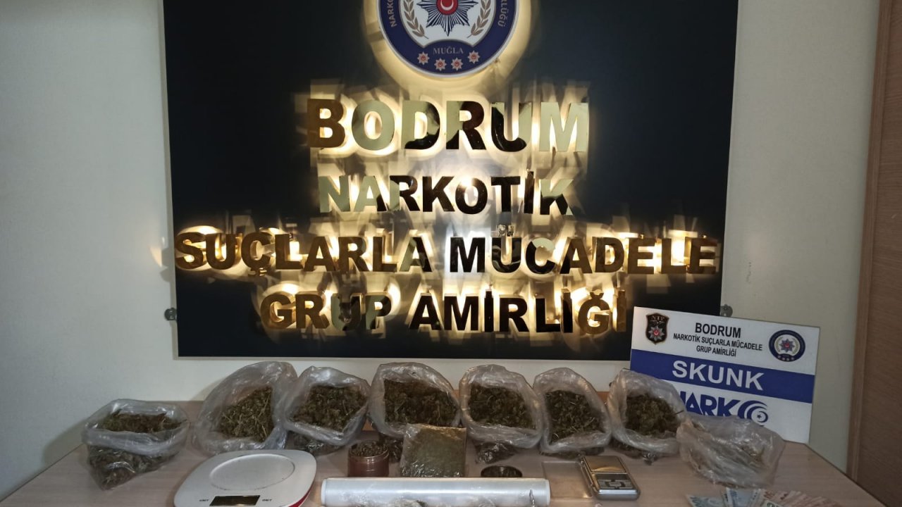 Bodrum'da uyuşturucu operasyonu