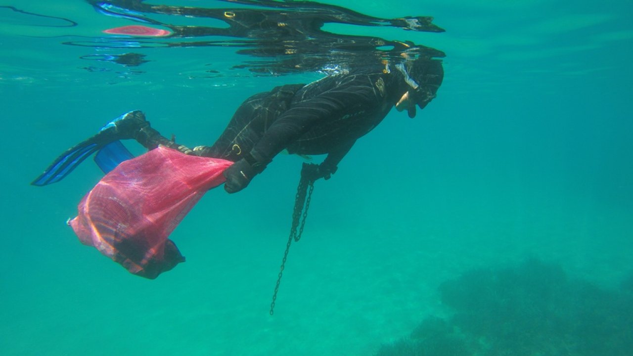 BIOR öncesi deniz dibi temizliği yapıldı
