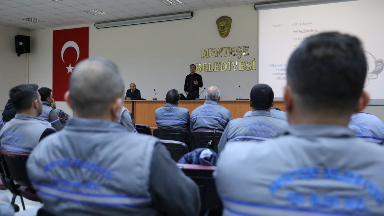 Menteşe personeline Temel İş Sağlığı eğitimi