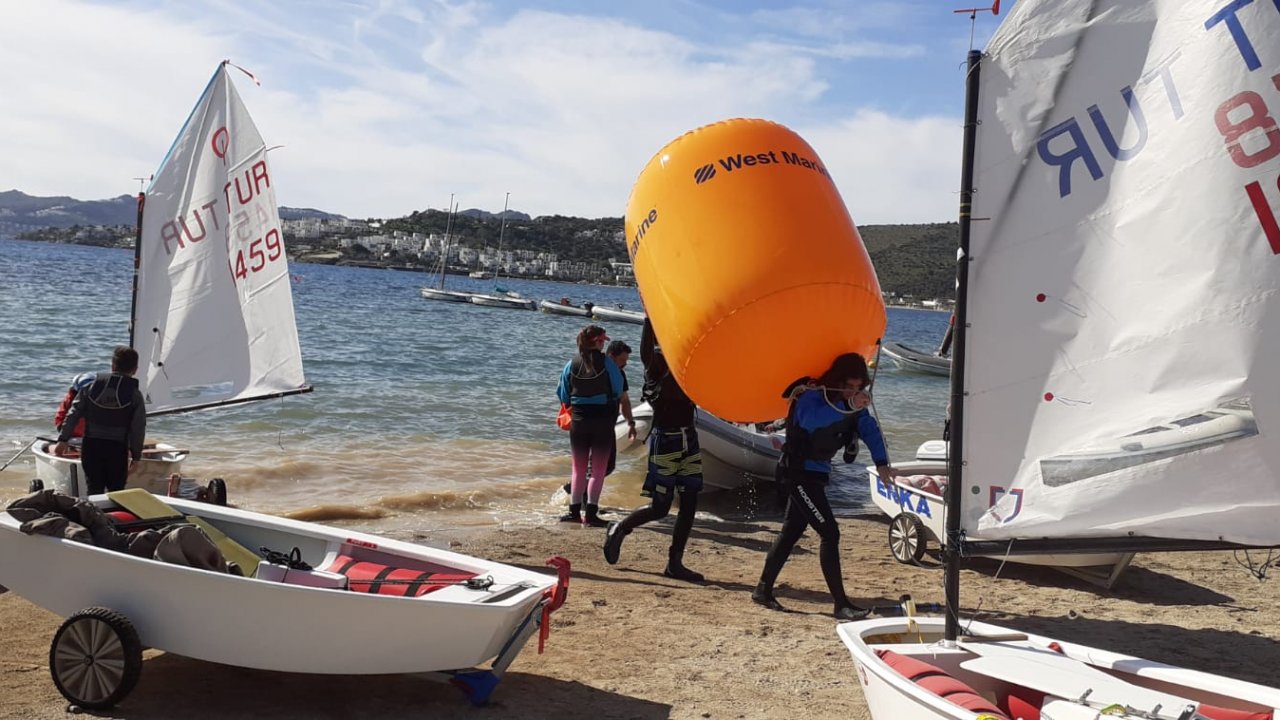 Bitez Spor Tesisleri, yelken yarışlarına ev sahipliği yaptı