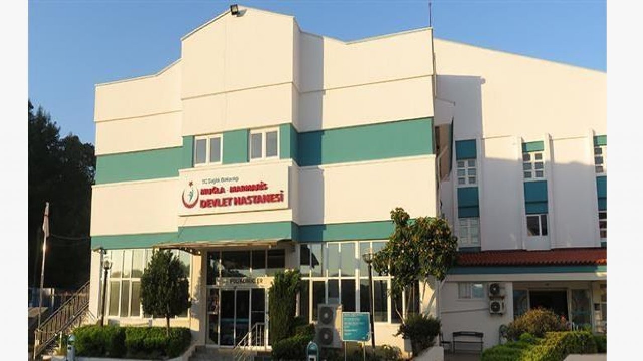 Marmaris Devlet Hastanesi ortak kullanım alanlarında koronavirüs önlemi