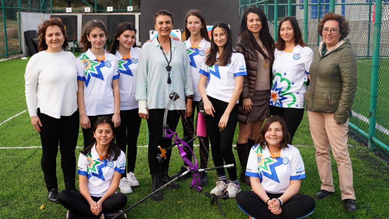 Menteşe Kent Konseyi’nden başarılı okçulara ziyaret