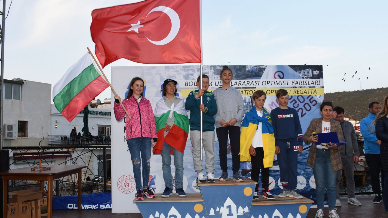 Optimist yarışları sona erdi