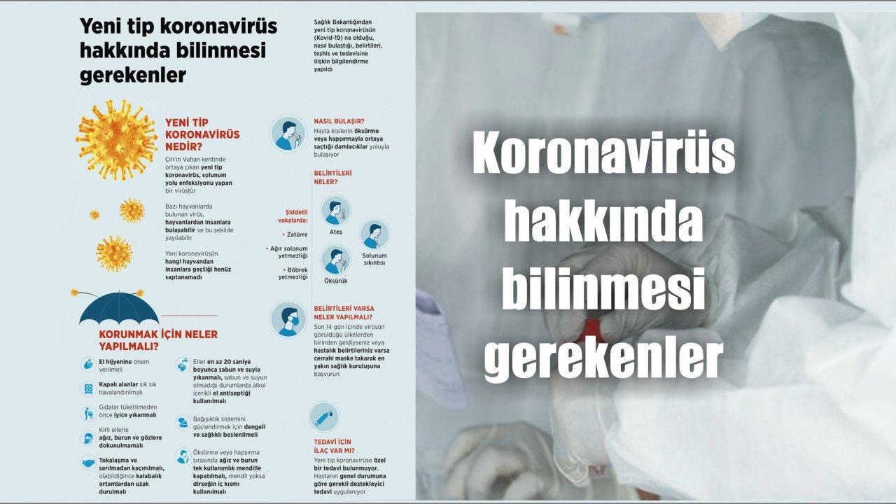 Koronavirüs hakkında bilinmesi gerekenler