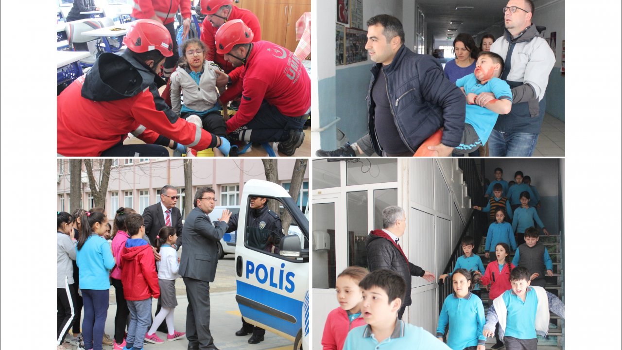 Muğla’da deprem ve yangın tatbikatı yapıldı