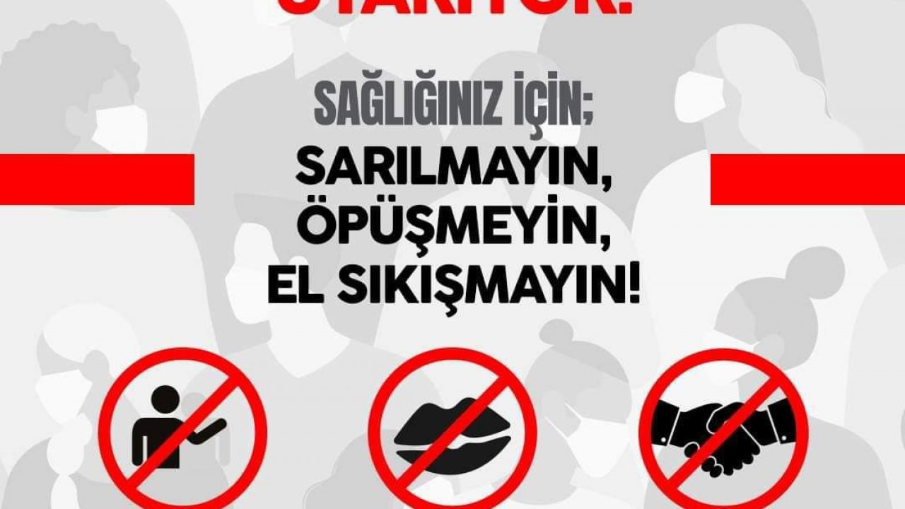 Corona virüsü yayılımını önlemek için çağrı