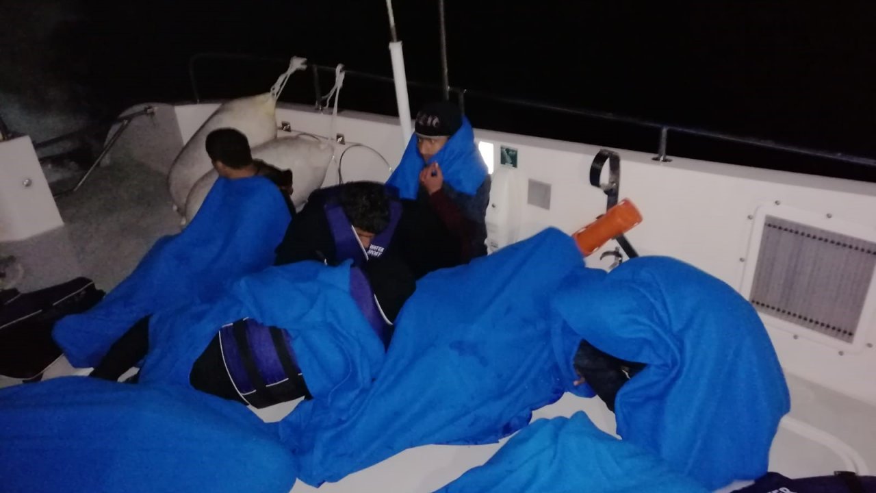 8 sığınmacı kurtarıldı