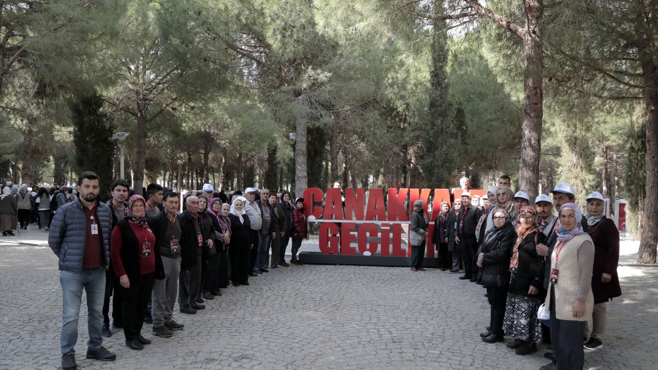 Muğlalılar Çanakkale kahramanlarını ziyaret etti