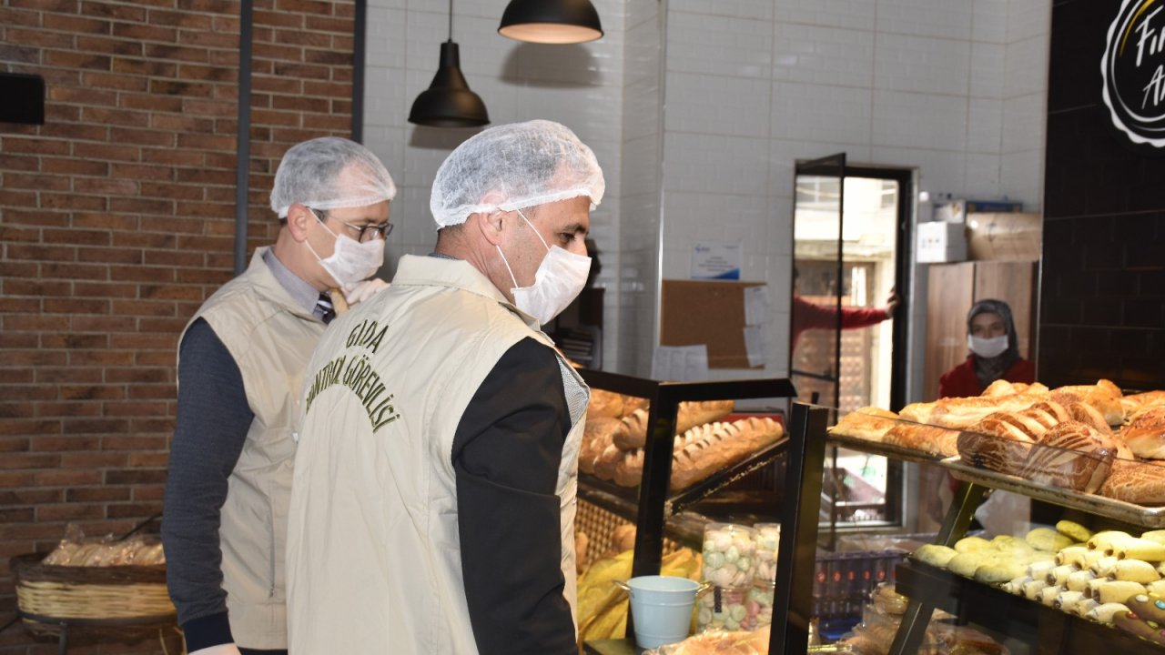 Gıda işletmelerinde alınan tedbirler kontrol ediliyor