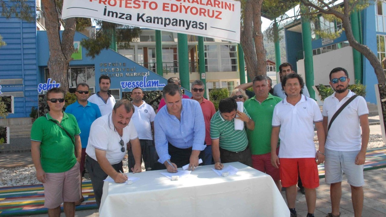 Su protestosuna 5 bin kişi katıldı