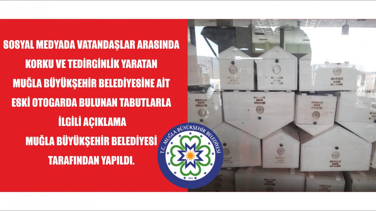 Büyükşehirden paniğe yol açan tabut açıklaması