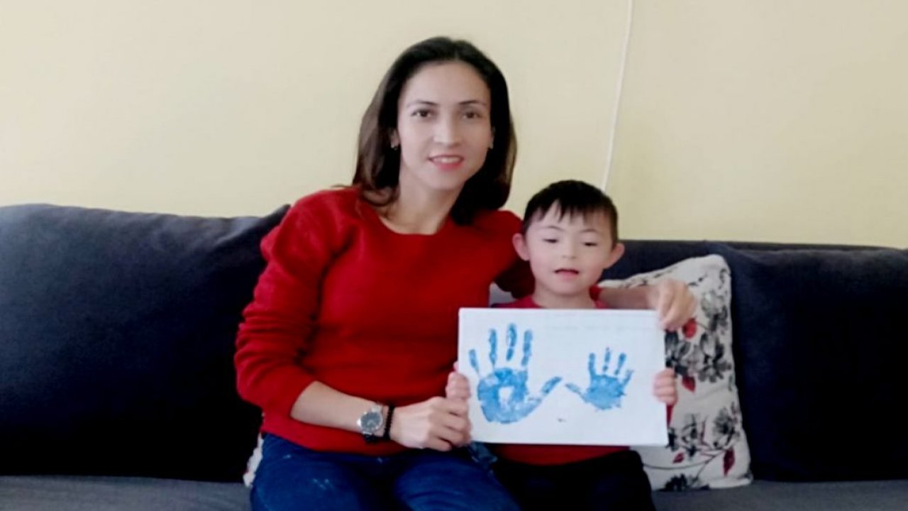 Olağanüstü çocuklar eğitime evden devam ediyor