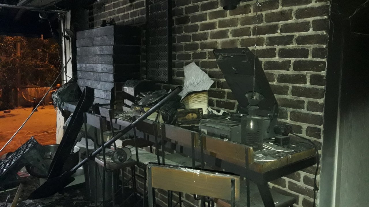 Bodrum ve Fethiye'de iş yerlerinde yangın