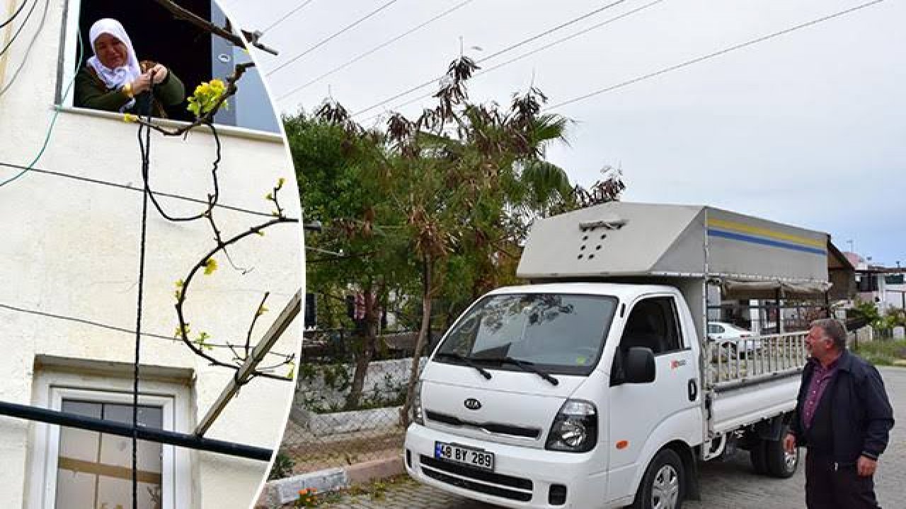 Eski günlerdeki gibi sepet sarkıtılıyor