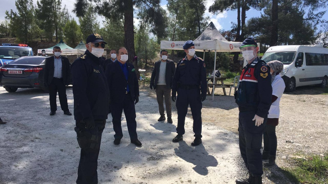 Menteşe Kaymakamı sıfır noktasında