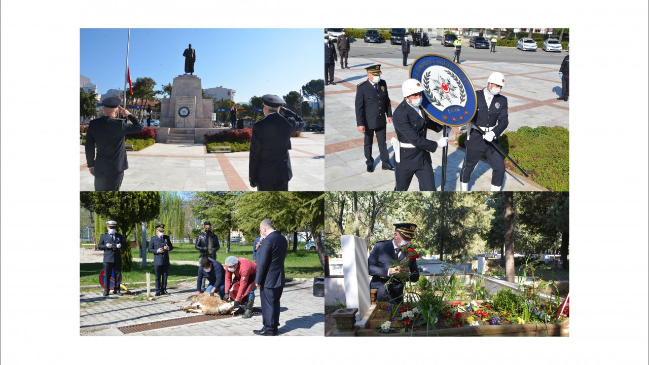 10 Nisan Polis Bayramı sosyal mesafeyle kutlandı