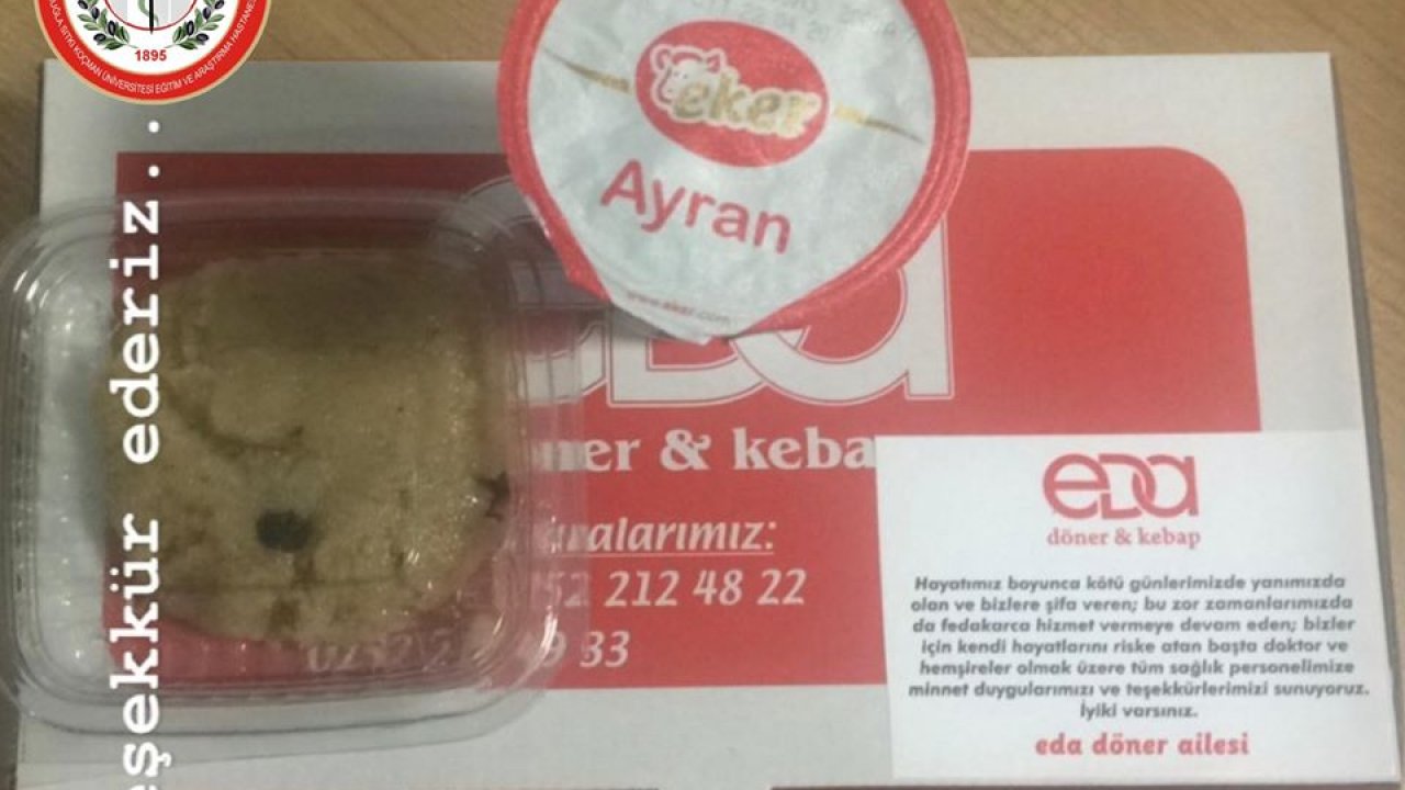 Esnaftan hastane çalışanlarına destek