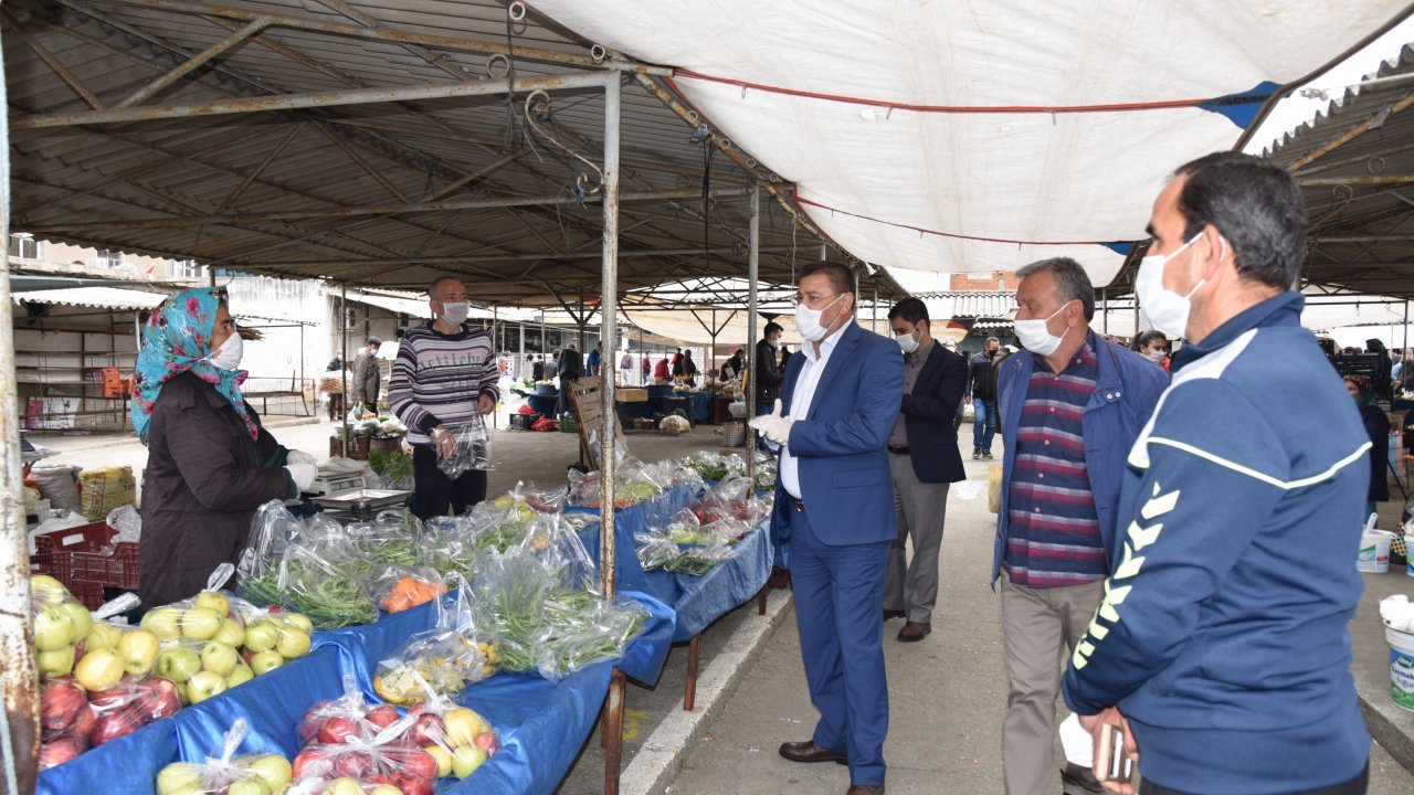 Başkan Tokat, Selimiye pazarını denetledi