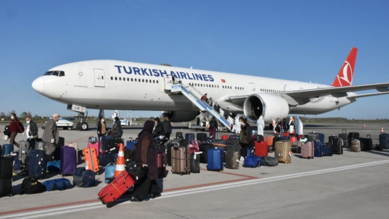 59 ülkeden 25 bin kişi 195 uçuşla yurda getirilecek
