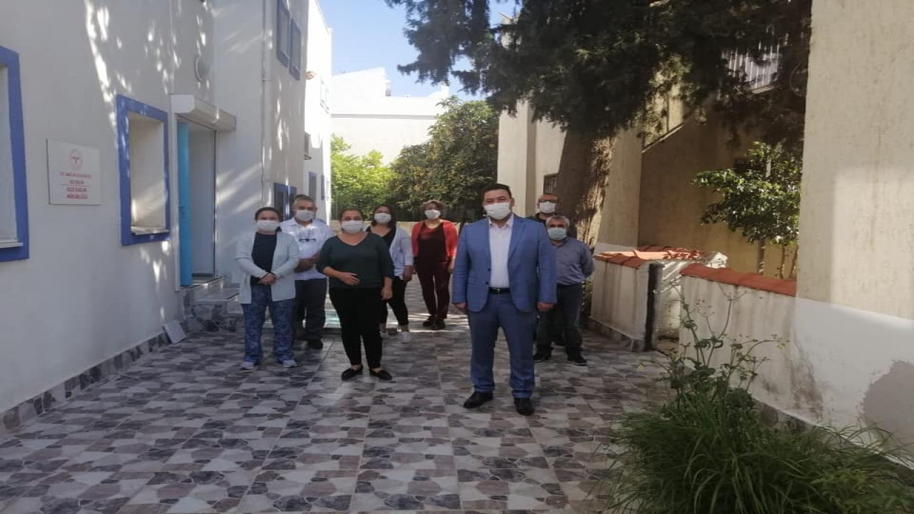 AK Parti İlçe Başkanı Gökmen'den filyasyon ekibini ziyaret