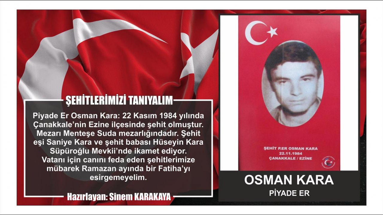 Şehitlerimizi Tanıyalım