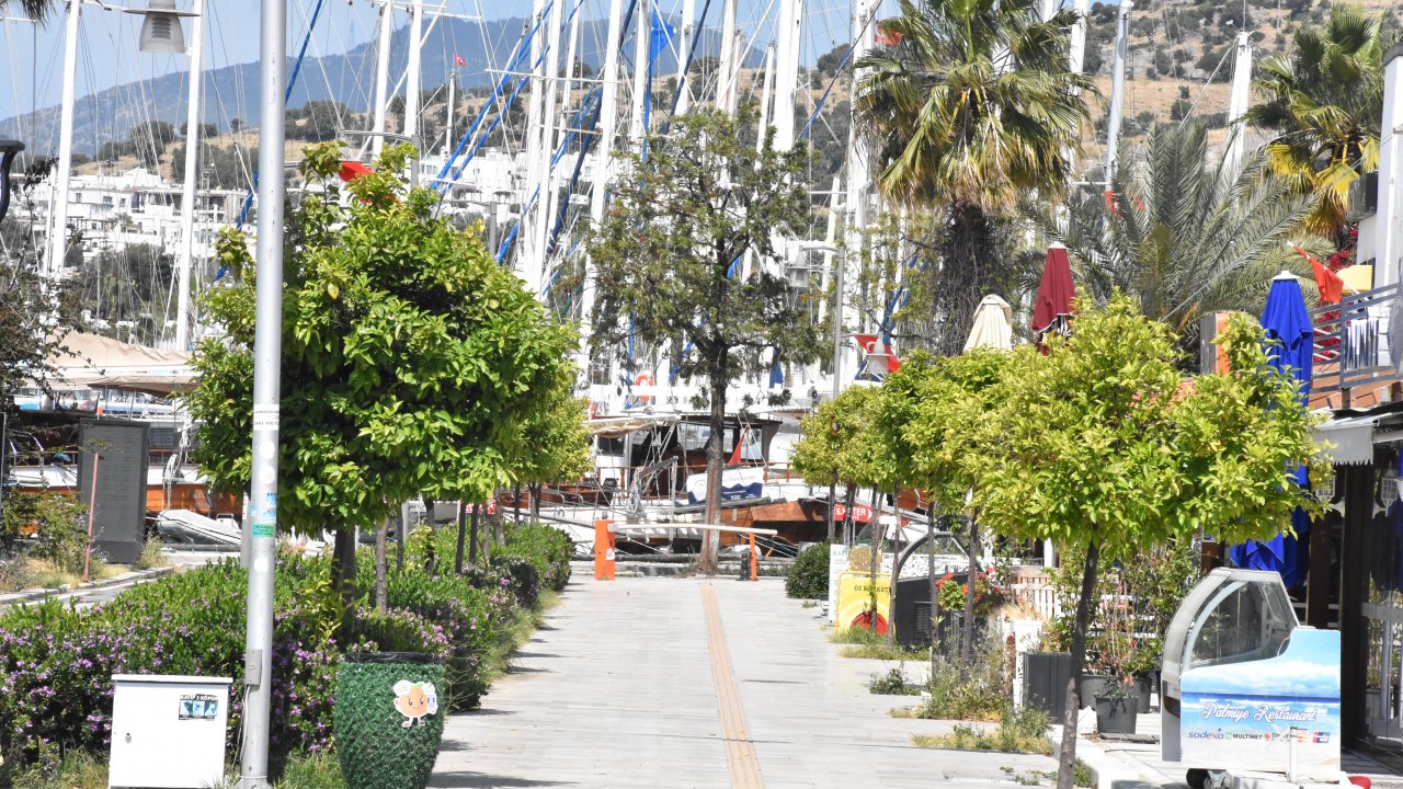 Turizm merkezlerinde sessizlik hakim