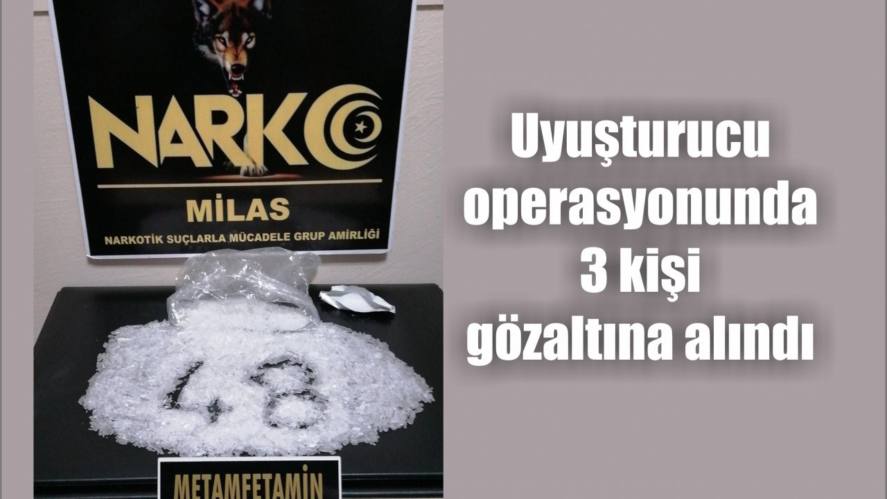 Muğla'da uyuşturucu operasyonu