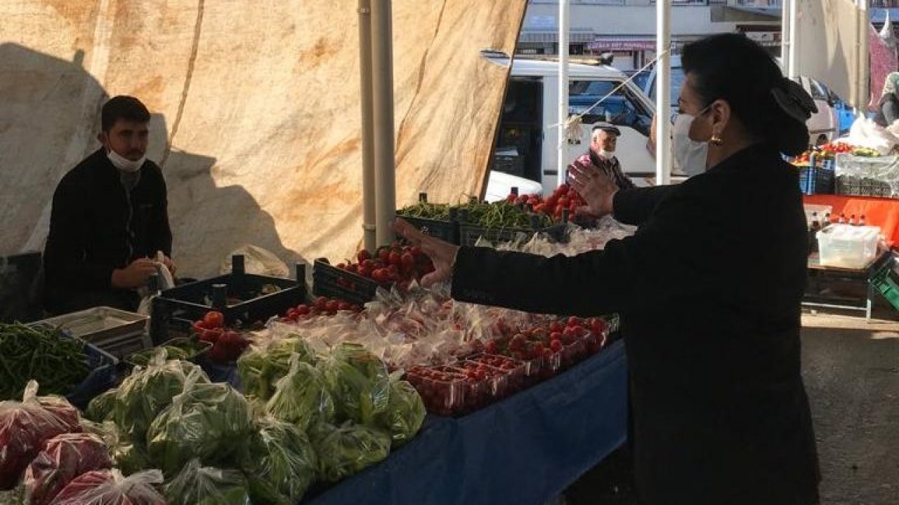 Vali Civelek, üretici pazarını ziyaret etti