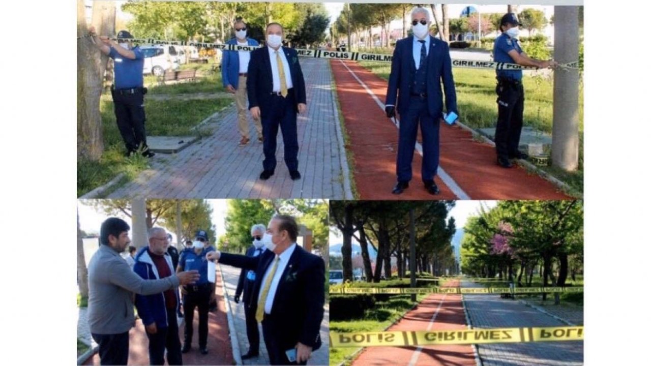 Yürüyüş yolunu kullanan vatandaşlara ceza yazılacak