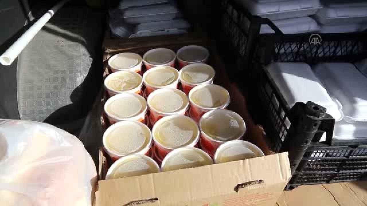 112 çalışanlarına paket servis yöntemiyle iftar