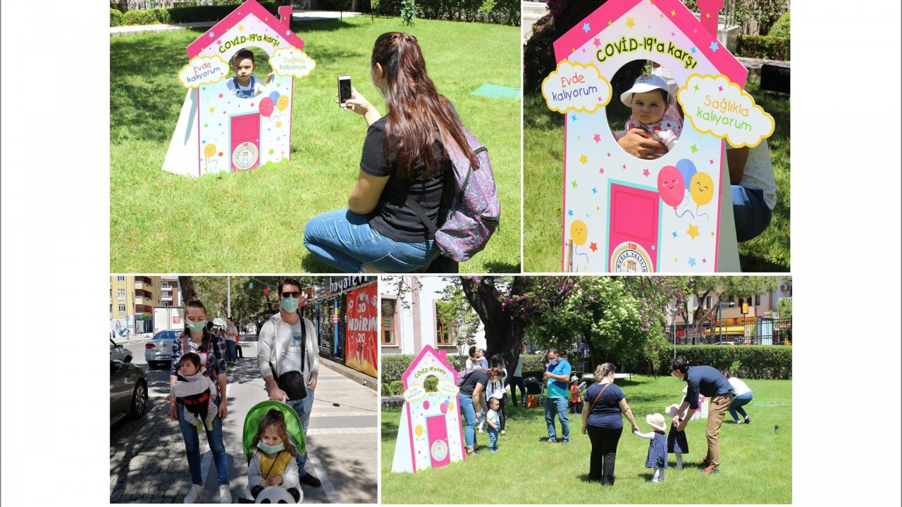 Menteşe sokakları çocuklarla doldu