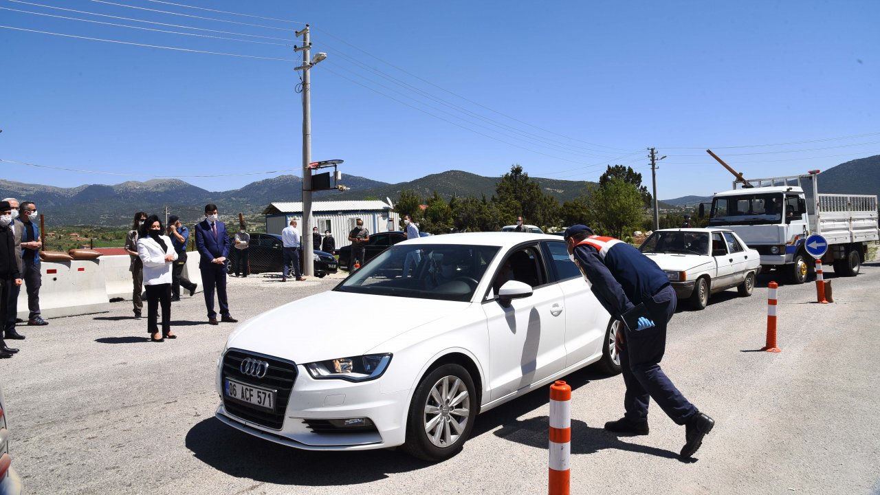 Muğla'ya giriş ve çıkışlarda denetimler artırıldı