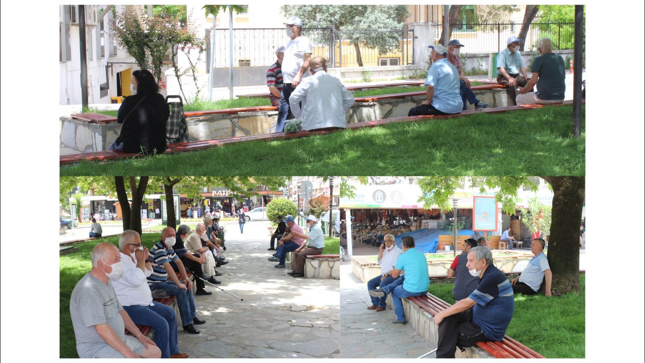 65 yaş üstü sıcak hava nedeniyle evde kaldı