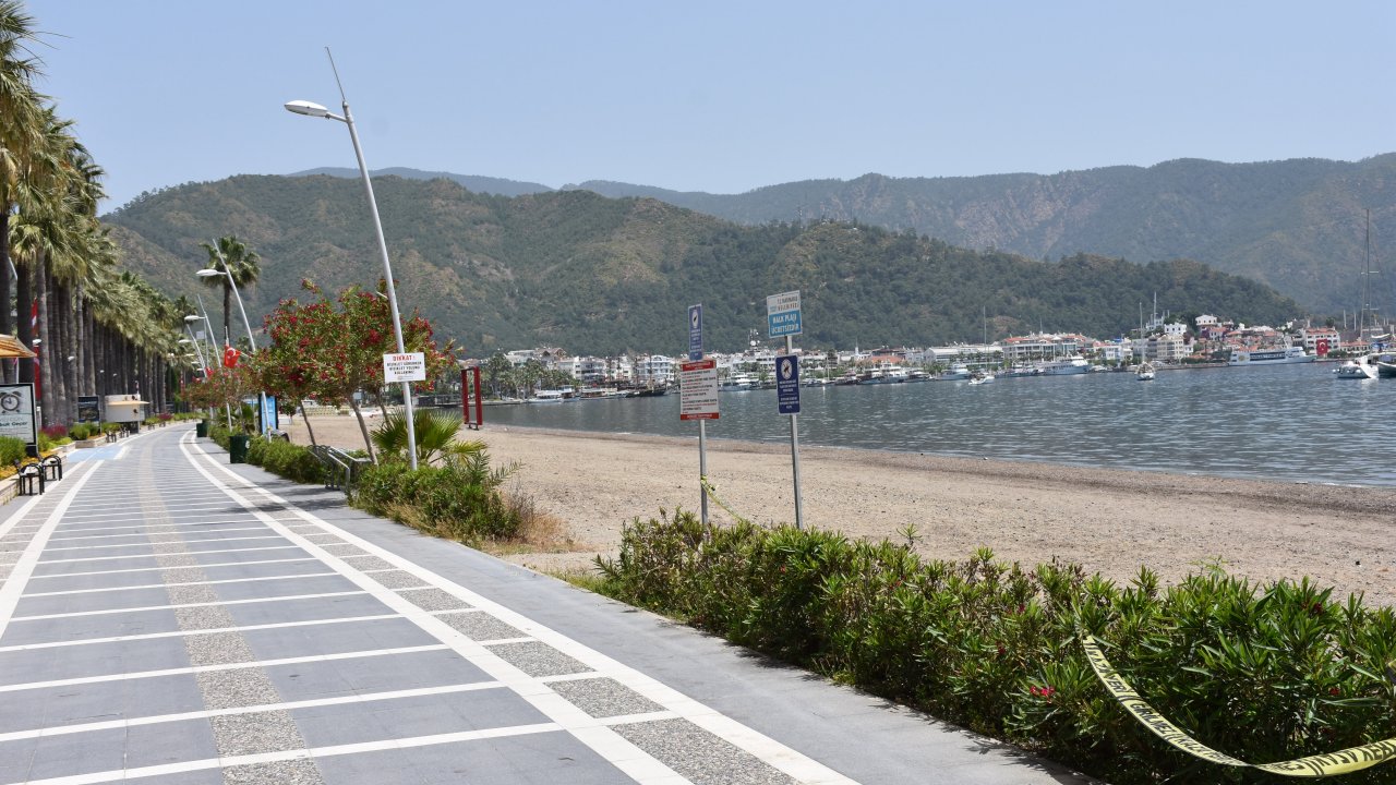 Marmaris'te mayısın hava sıcaklığı rekoru kırıldı